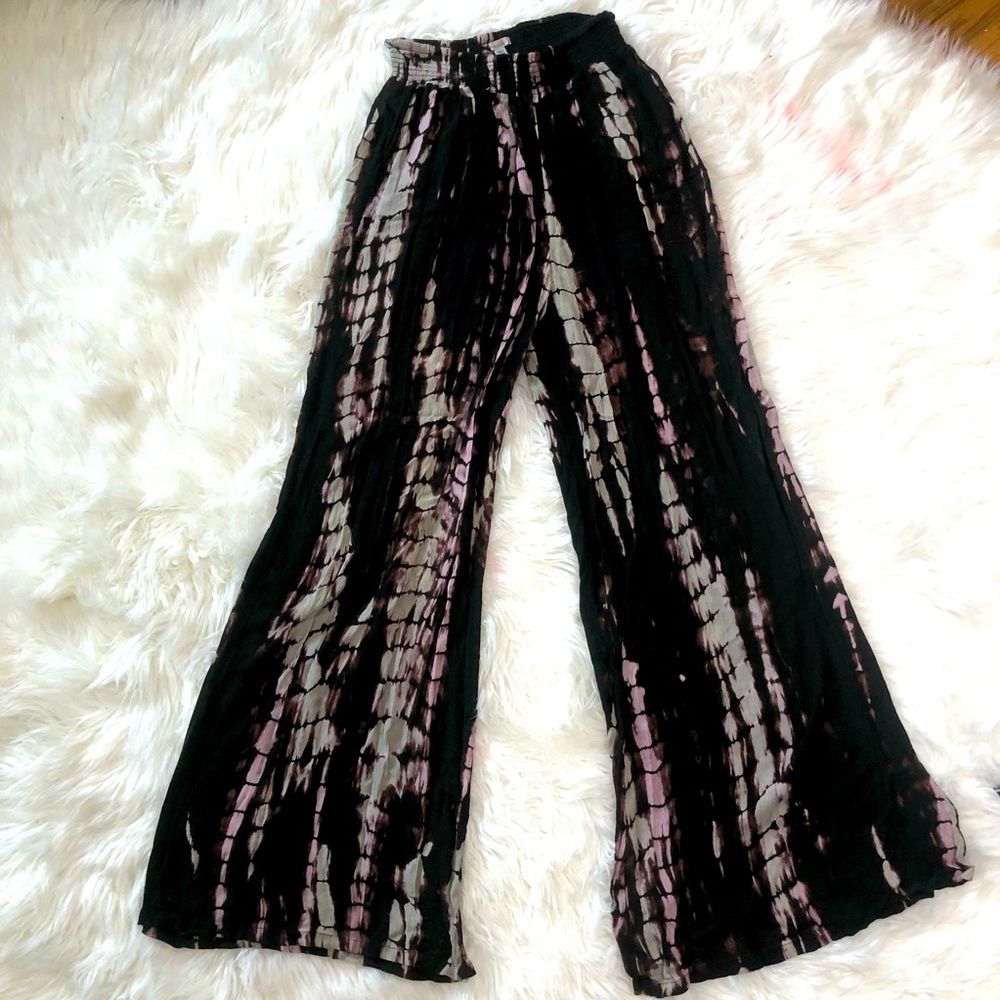 Tie Dye Wide Leg Pants